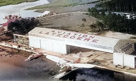 Hangar Aviation Latécoère à Biscarosse — hydravions
