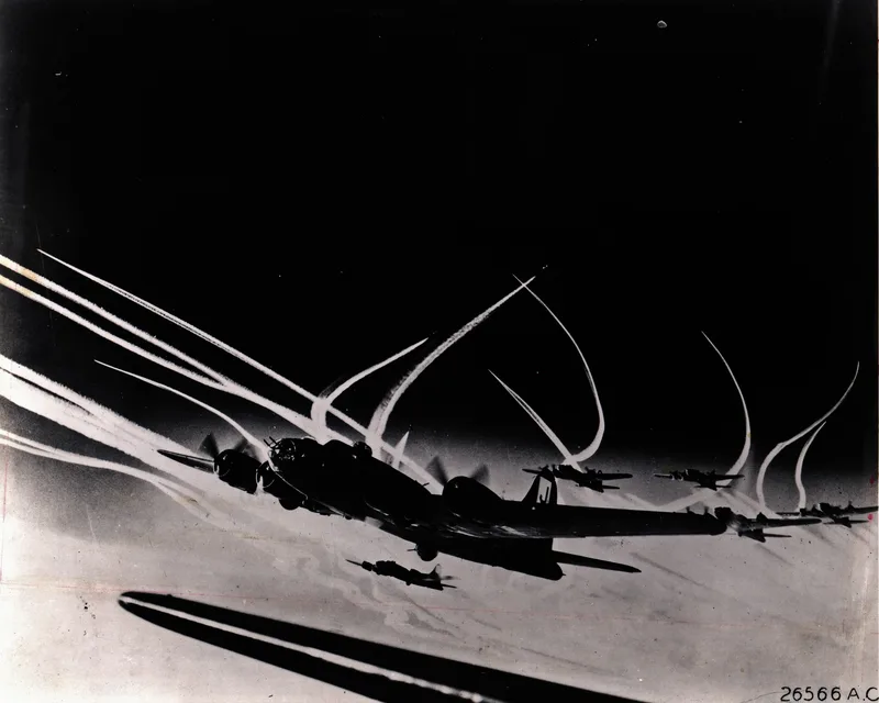 Boeing B-17 Flying Fortress en formation