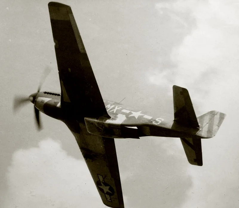 P-51D Mustang en vol