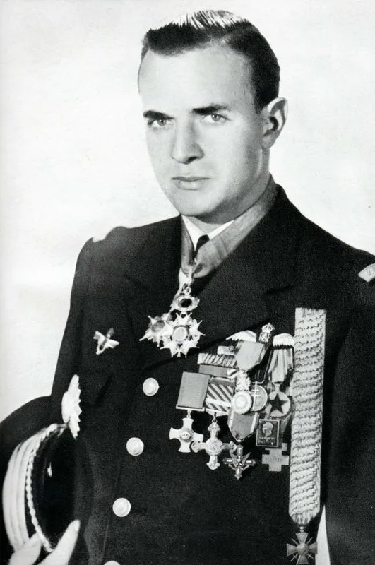Pierre Clostermann, pilote de chasse français, 1945